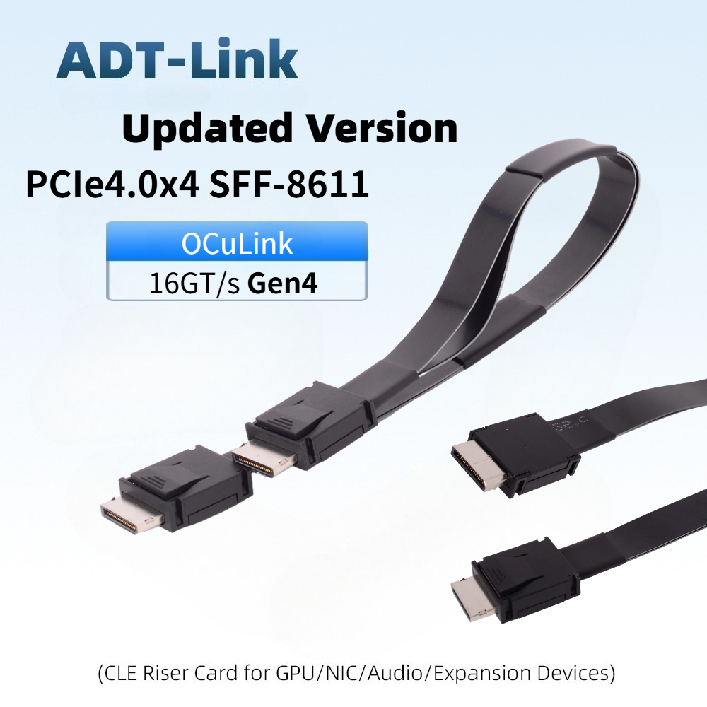ADT-Link PCI-E 4.0 X4 SFF-8611 - Oculink Egpu Mini Pc recension och pris
