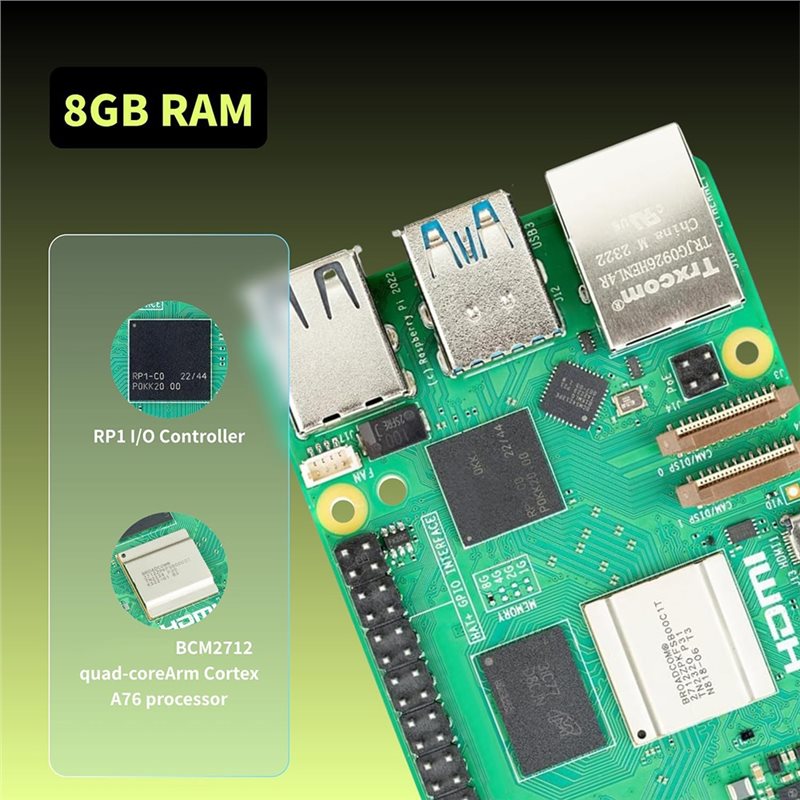 AS95-For Irasptek Starter Kit  - Raspberry Pi 5 8Gb Board recension och pris