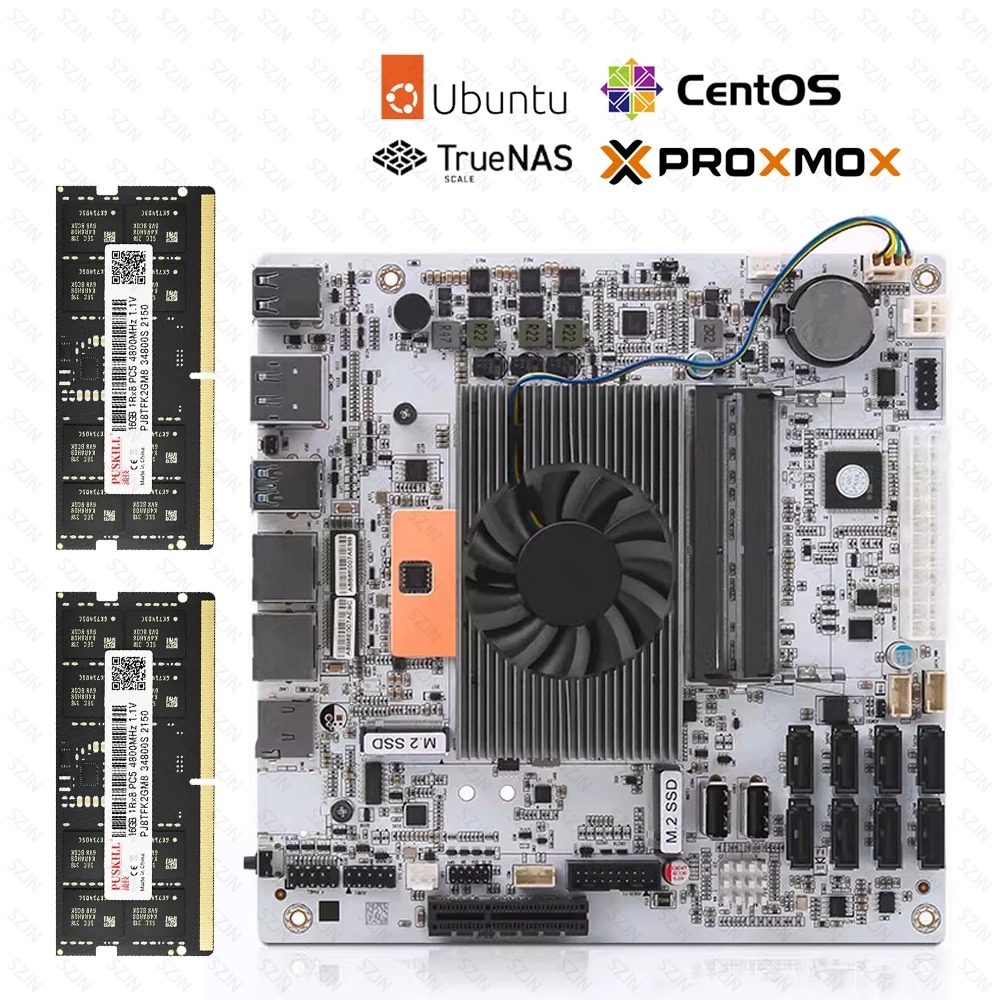 I5-8265U ES NAS Motherboard 8  - Nas Motherboard 8 Sata Mini Itx recension och pris