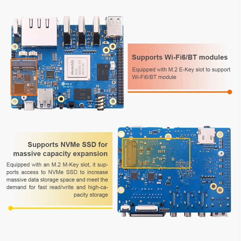 Orange Pi 5 Plus 4 8 16 GB RAM - Rockchip Rk3588 Development Board recension och pris
