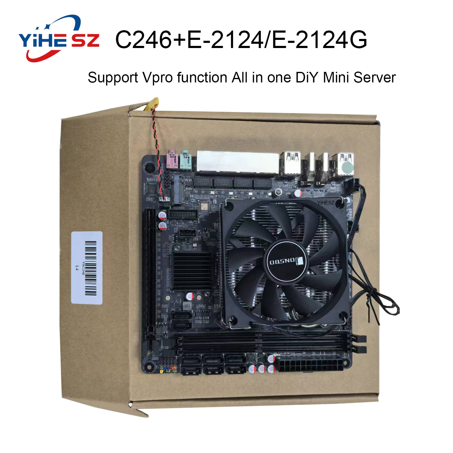 E-2124/2124G C246 Vpro NAS Mot - Nas Motherboard 8 Sata Mini Itx recension och pris